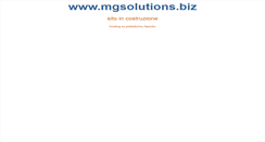 Desktop Screenshot of mgsolutions.biz