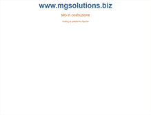 Tablet Screenshot of mgsolutions.biz